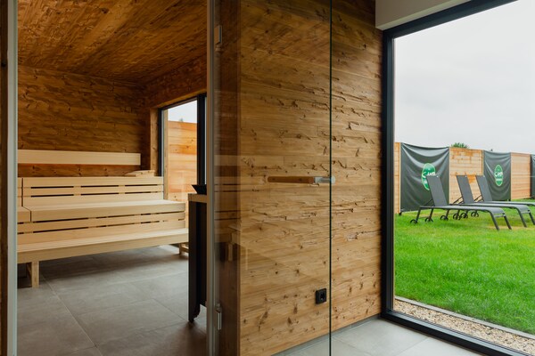 Foto van Chalet met privésauna op Vital Camp Bayerbach - Vakantiehuis in Bayerbach - Sauna