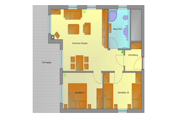 Foto van Seepark Auenhain aan de Markkleeberger See in Markkleeberg - FloorPlan
