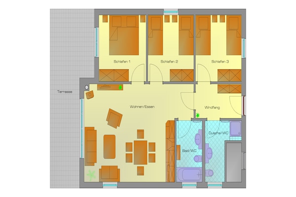 Foto van Seepark Auenhain aan de Markkleeberger See in Markkleeberg - FloorPlan