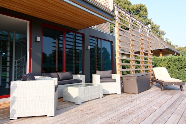 Foto van Chalet in Wendorf - Vakantiehuis in Wendorf - TerraceBalcony