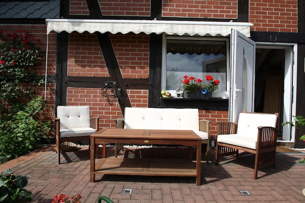 Foto van Vakantieappartement in het mooie eilandstadje Malchow - terrace