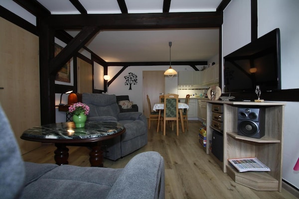 Foto van Vakantieappartement in het mooie eilandstadje Malchow - LivingRoom