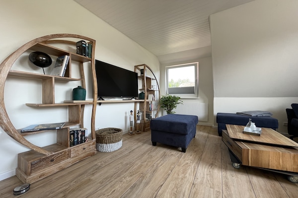 Foto van Vakantieappartement in Wyk-Boldixum op Föhr - Vakantiehuis in Wyk-Boldixum - TerraceBalcony