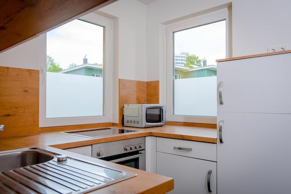 Foto van Rijtjeshuis in de badplaats Dampland aan de Oostzee - Kitchen