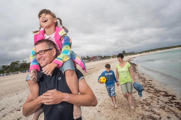 Foto van Rijtjeshuis in de badplaats Dampland aan de Oostzee - Landing