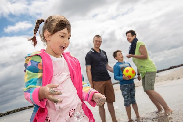 Foto van Rijtjeshuis in de badplaats Dampland aan de Oostzee - Landing