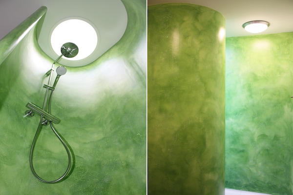 Foto van Rijtjeshuis in de badplaats Dampland aan de Oostzee - BathRoom