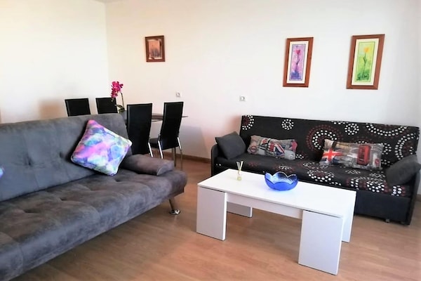 Foto van Appartement aan het strand met zwembad in Villaricos - LivingRoom