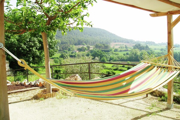 Foto van Landhuis in La Llacuna met zwembad en uitzicht - Vakantiehuis in La Llacuna - Ambiance