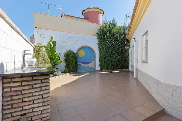 Foto van Villa aan het zwembad aan de Costa de la Luz - Vakantiehuis in Sanlúcar de Barrameda - Ambiance