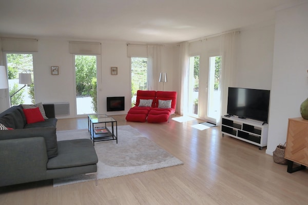 Foto van Villa in Castelnau d'Aude met Zwembad - Vakantiehuis in Castelnau d'Aude - LivingRoom