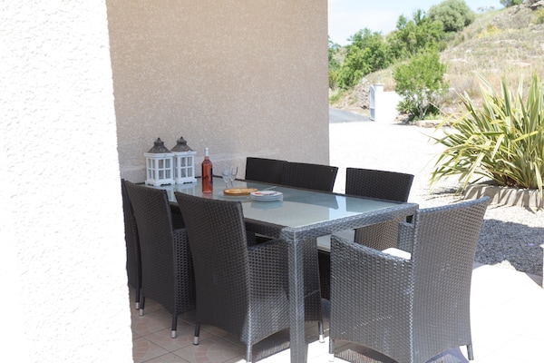 Foto van Villa in Castelnau d'Aude met Zwembad - Vakantiehuis in Castelnau d'Aude - TerraceBalcony