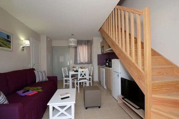 Foto van Appartement in Le Paradou met zwembad & sauna - Vakantiehuis in Paradou - LivingRoom