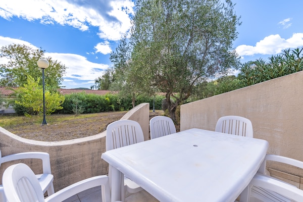 Foto van Wonen aan de kust en in de tuin op Corsica - Vakantiehuis in Sari-Solenzara - terrace