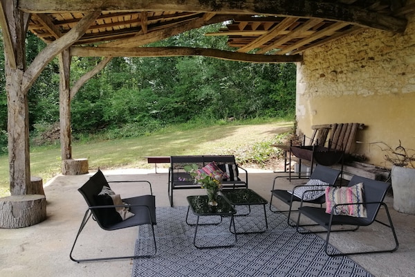 Foto van Vakantiehuis bij Bergerac Wijngaarden - Vakantiehuis in Sigoulès - TerraceBalcony