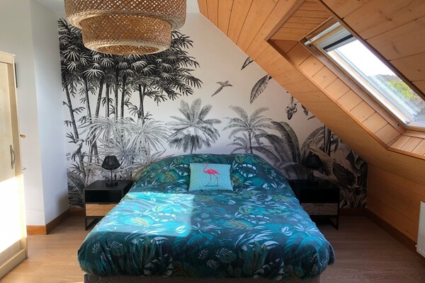 Foto van Vakantiehuis in Terenez met Zeezicht - Vakantiehuis in Plougasnou - BedRoom