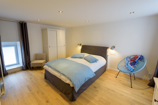 Foto van Ruim vakantiehuis met verwarmd binnenzwembad - Vakantiehuis in Plouguin - BedRoom
