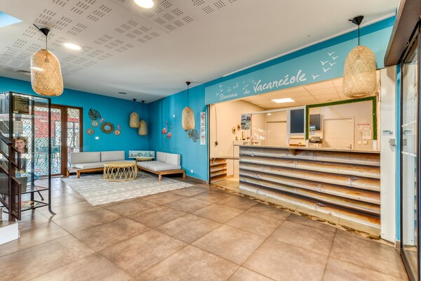 Foto van Appartement met uitzicht op het zwembad voor 6 personen - Landing