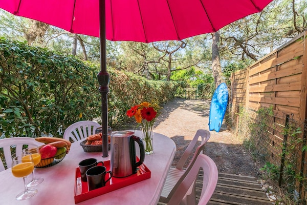 Foto van Appartement met terras in Carcans - Vakantiehuis in Carcans - TerraceBalcony
