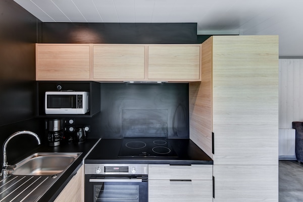 Foto van Fijn chalet in Hourtin met een gedeeld zwembad - Vakantiehuis in Hourtin - Kitchen