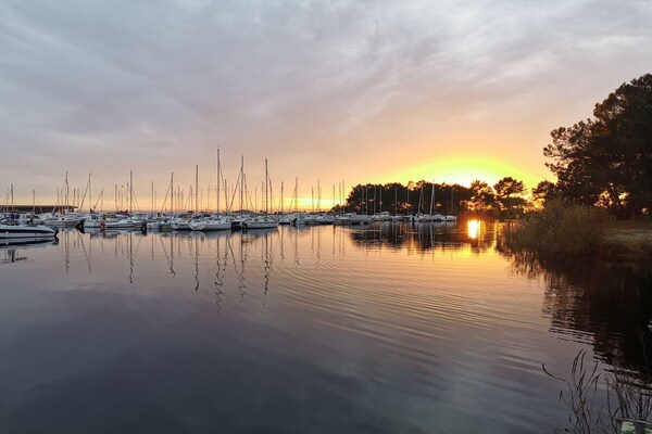 Foto van Fijn chalet in Hourtin met een gedeeld zwembad - Vakantiehuis in Hourtin - AreaSummer5KM