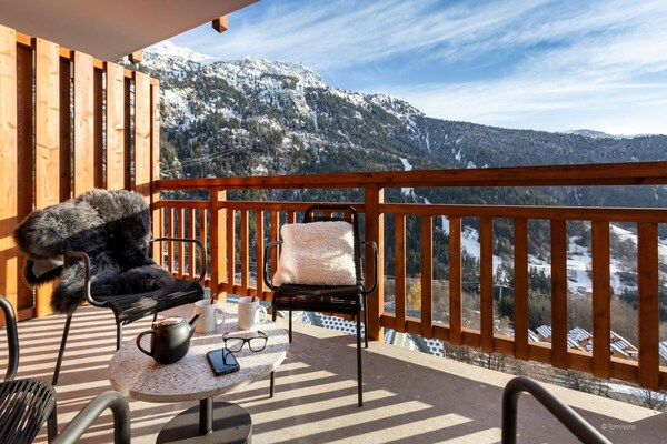 Foto van Appartement in Alpe d'Huez bij Grandes Rousses - Vakantiehuis in VAUJANY - TerraceBalcony