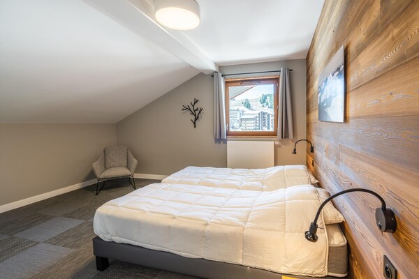 Foto van Basis voor 8 personen nabij de pistes van Alpe d'Huez - BedRoom