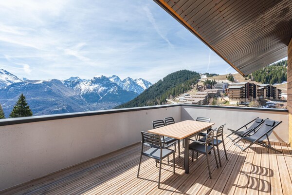 Foto van Basis voor 8 personen nabij de pistes van Alpe d'Huez - TerraceBalcony