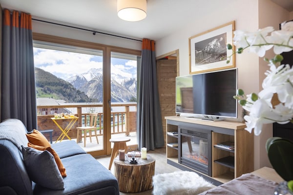 Foto van Vakantiehuis in Les Deux Alpes met Balkon - Vakantiehuis in Les 2 Alpes - LivingRoom