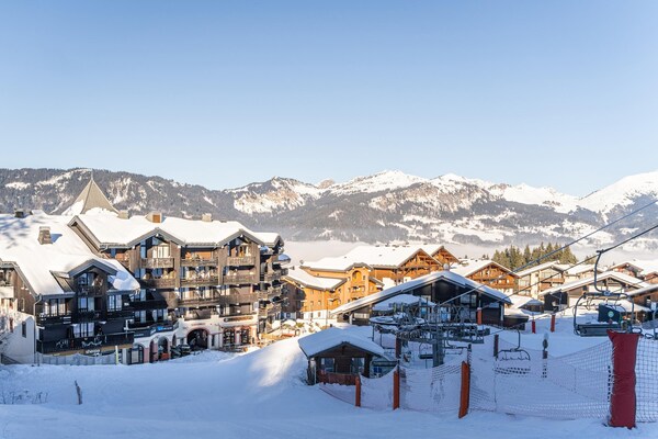 Foto van Centraal gelegen verblijf in de Alpen voor 5 personen in Morillon - ExteriorWinter