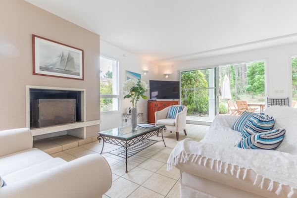 Foto van Villa met privézwembad vlakbij het strand - Vakantiehuis in Moliets - LivingRoom