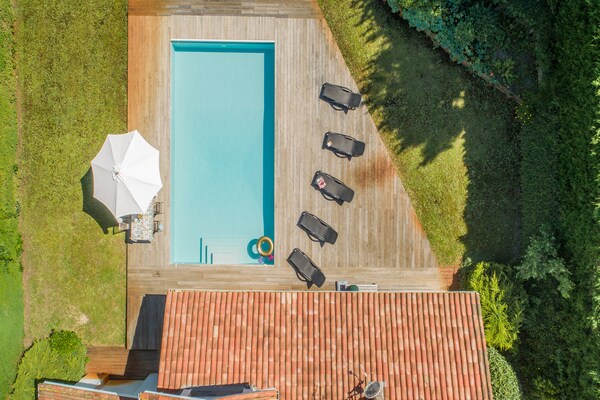 Foto van Villa met privézwembad vlakbij het strand - Vakantiehuis in Moliets - GardenSummer