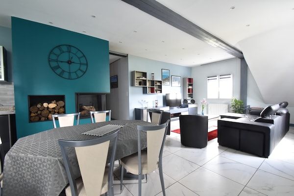 Foto van Luxe toevluchtsoord in Normandië - Vakantiehuis in Quineville - LivingRoom