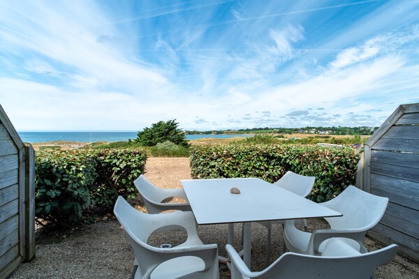 Foto van Appartement met terras vlakbij de zee - Vakantiehuis in Guidel - TerraceBalcony