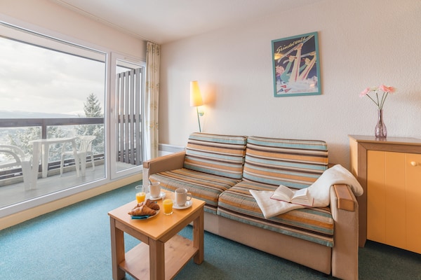 Foto van Appartement met schilderachtig uitzicht op de bergen voor 2 personen - LivingRoom