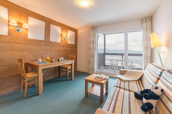 Foto van Appartement met schilderachtig uitzicht op de bergen voor 2 personen - LivingRoom