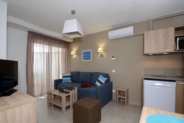 Foto van Appartement in Le Barcarès met zeezicht - Vakantiehuis in Le Barcares - LivingRoom