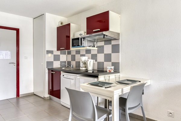 Foto van Zonnige studio vlakbij de stranden van Argelès - Vakantiehuis in Argeles-sur-mer - DiningRoom
