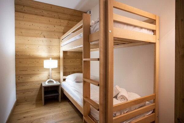 Foto van Appartement in Plagne 1800 met Ski-in/Ski-out - Vakantiehuis in Macot La Plagne - BedRoom