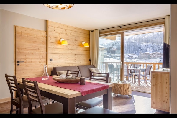 Foto van Charmant appartement met zwembad in Tignes - Vakantiehuis in Tignes - DiningRoom
