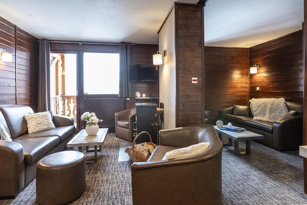 Foto van Bosrijk toevluchtsoord in de Alpen - Vakantiehuis in Val Thorens - LivingRoom