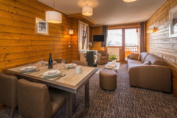 Foto van Bosrijk toevluchtsoord in de Alpen - Vakantiehuis in Val Thorens - DiningRoom