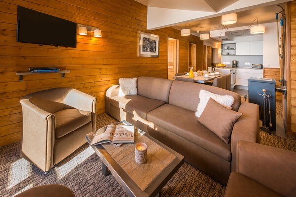 Foto van Bosrijk toevluchtsoord in de Alpen - Vakantiehuis in Val Thorens - LivingRoom