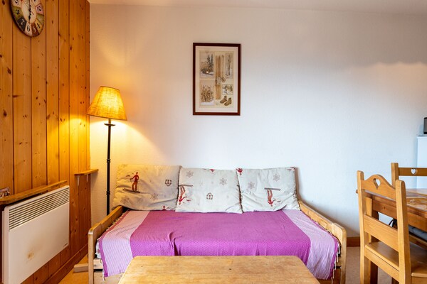 Foto van Appartement in Saint-Sorlin met Uitzicht - Vakantiehuis in Saint-Sorlin-d´Arves - LivingRoom