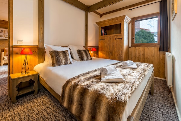 Foto van Chalet in Les Arcs met verwarmd zwembad - Vakantiehuis in Bourg-Saint-Maurice - BedRoom