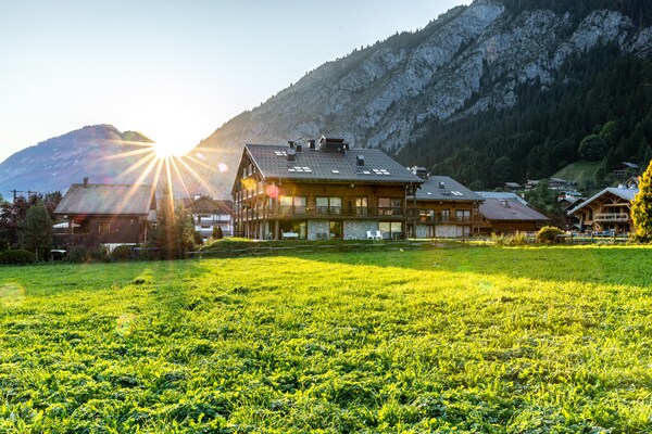 Foto van Zonnig terras en toegang tot de skipistes - Vakantiehuis in Abondance - AreaSummer1KM