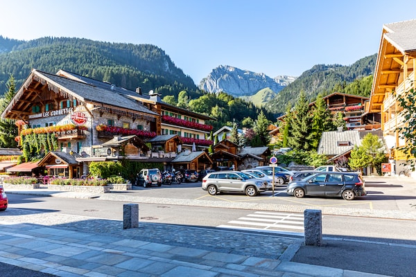 Foto van Zonnig terras en toegang tot de skipistes - Vakantiehuis in Abondance - AreaSummer5KM