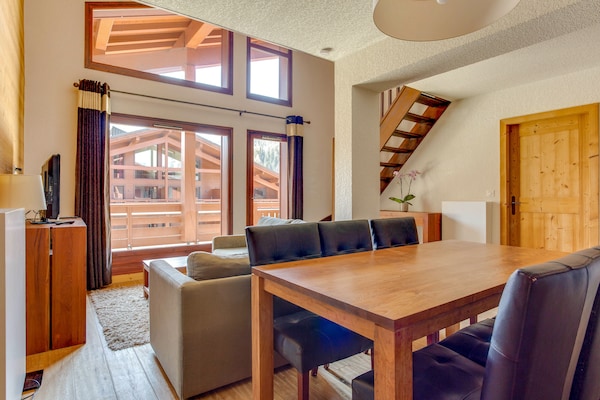 Foto van Appartement in Frankrijk bij Skigebied - Vakantiehuis in Vallorcine - LivingRoom