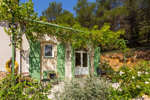 Foto van Voormalige schaapskooi met zwembad in Cotignac - Vakantiehuis in Cotignac - ExteriorSummer