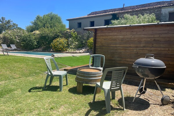 Foto van Villa in Vaison bij Romeinse ruïnes & zwembad - Vakantiehuis in Vaison-la-Romaine - GardenSummer